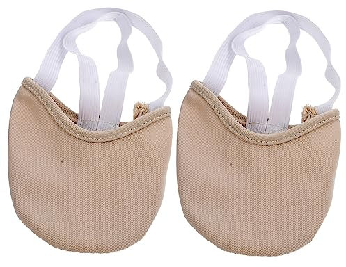 Healifty Calcetines Antideslizantes para Ballet y Yoga Suelo para Zapatos de Bailarinas de Ballet y Competición de Gimnasia Rítmica Talla S (30-32) 18.5cm*9cm*10cm*0.2cm Color de Piel
