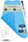 SilverRack Badewannenmatte 100x40 cm (Blau) - Antirutschmatte Badewanne BPA frei für Kinder und Babys - Duschmatte schimmelresistent & maschinenwaschbar - Badematte rutschfest