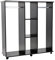 Homcom Kleiderschrank mit 6 Rollen, 120 x 40 x 128 cm, Spanplatte