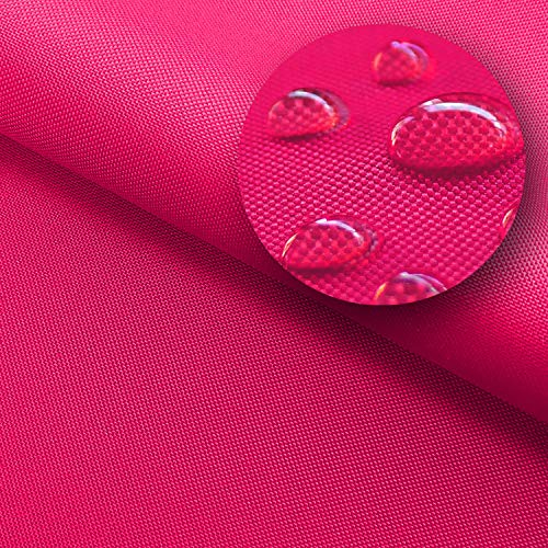 NOVELY® Oxford Sunset 420D - UV-Beständiger Polsterstoff - Wasserdichter Outdoor-Stoff - Polyester Möbelstoff - Pflegeleichte Meterware 1lfm | Farbe: 08 Pink