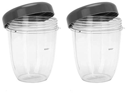 Mgoodoo Ersatz für Nutri Bullet Zubehör Ersatzteile für Entsafter 600 W/900 W, Becher Ersatzbecher 32OZ