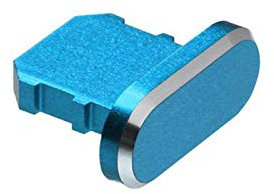 Iphone Ipad 7 8 XS 11 12 Pro Anti Dust Charging Port Cap Lid Plug Cover Accessory (Blue)