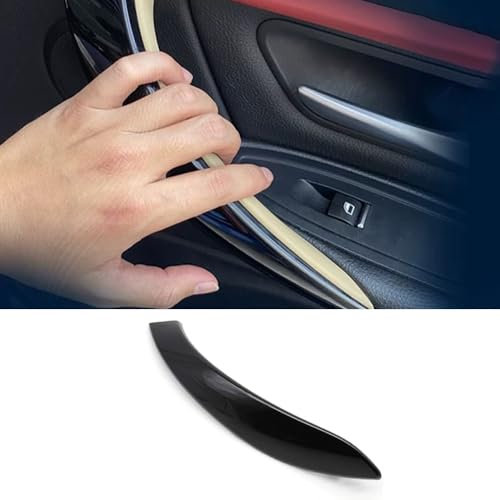 Goodithy Compatible avec BMW Série 3 4 - Couvercle extérieur de poignée de porte passager droit pour BMW F30 F31 F32 F33 F34 F35 F36 F80 F82 F83 2012-2018 (noir piano droit)