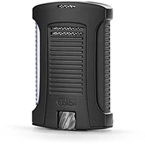 Colibri Daytona Jet Feuerzeug | Zigarren- und Zigarettenanzünder | Windbeständig | Funktioniert mit Butan (Nicht im Lieferumfang enthalten) | Schöne Elegante Geschenkbox | Zwei Jahre Garantie