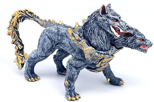 Doyomtoy Zerberus golden blau Zerberus, Warcraft Goldener Spielzeug Kinder Spielzeug-Action-Figur -Kindergeburtstagsgeschenke