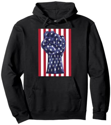 Faust USA Flagge Pullover Hoodie