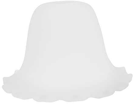 UKCOCO Glaslampenschirm Milchglasfarben Mit Floraler Musterung Für Deckenleuchte Geeignet Für Wohnzimmer Esszimmer Schlafzimmer Küche Bar