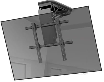 MOERGO TV Wandhalterung, Motorisierte TV Deckenhalterung, Elektrische TV Deckenhalterung Mit Fernbedienung Und Schaltersteuerung, 0–85° Nach Unten Klappbar, Passend Für 50–90 Zoll Fernseher