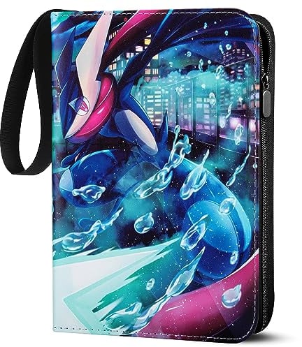 Sammelalbum für Pokemon Karten, 40 Seiten 400 Taschen Sammelkarten Album, Tragbar Wasserdicht PU Karten Halter, Sammelkartenalben Es ist das Geschenk für Kinder
