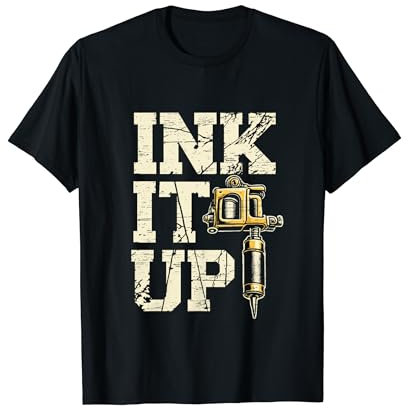 Ink It Up Tattoo Machine Vintage Style T-Shirt