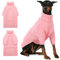 ASENKU Hundepullover, Hundepullover für extra große Hunde, Haustier-Sweatshirt, Rollkragenpullover für den Winter, Dobermann, Dogge (Rosa, Größe 3XL)