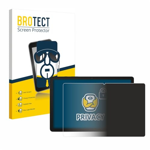 BROTECT Anti-Spy Blickschutzfolie für Samsung Galaxy Tab A9 Plus WiFi / 5G Privacy Screen Protector [Displayschutz, Sichtschutz, Blaulichtfilter]