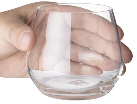 Olympia Mendoza Dishwasher Safe Tumbler Glasses 345ml (6 Pack) | Serves drinking water, juice, or cocktails in busy commercial catering environments; stable base reduces accidental spills.