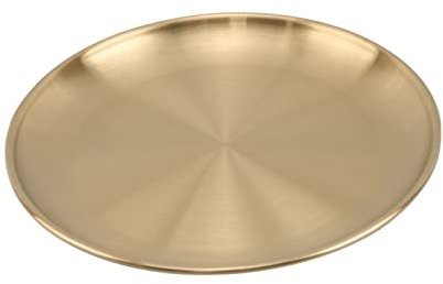 TJHRJTY Platos de Cena Dinner PlatesDining Plate Serving Dishes Round Plate Cake Tray Round Tray Kitchen Plates