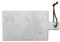 Arthur Camaron - Rectangular White Marble Chopping Board/Serving Tray with a Built-in Handle and Leather Strap - This Handmade Cutting Board Also Doubles up as a Cheese Board