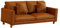 Milageto Puppenhaus-Sofa im Maßstab 1:12, Mini-Modell, Lebensszene, Puppenzubehör, Dekoration, Möbel für Schlafzimmer, Zuhause, Wohnzimmer, Braunes Doppelsofa