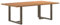 vidaXL Esstisch mit Baumkanten 220x120x74 cm Massivholz Eiche Rechteck, Küchentisch, Restauranttisch, Tisch Restaurant, Esszimmertisch, Bistrotisch