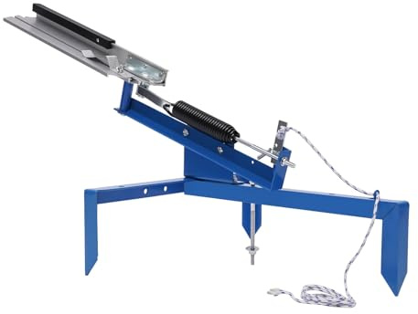 Manueller Tontaubenwerfer mit verstellbarem Winkel und Fußhalter, ideal für Outdoor-Sportarten und Training auf Spielplätzen, Feldern und Parks