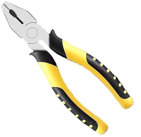 Wire Cutting Pliers, 8 Inch Length High Manganese Steel Heavy Duty Vice Grip with Anti Slip Rubber Sleeve (1)