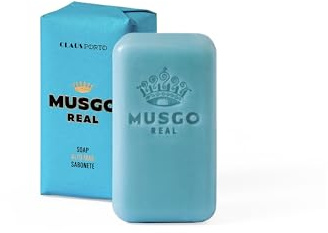 Claus Porto Musgo Real Alto Mar Mini-Seife, revitalisiert, reinigend, pflegend, handgefertigt, aromatisch, wässrig, holzig, 50 g