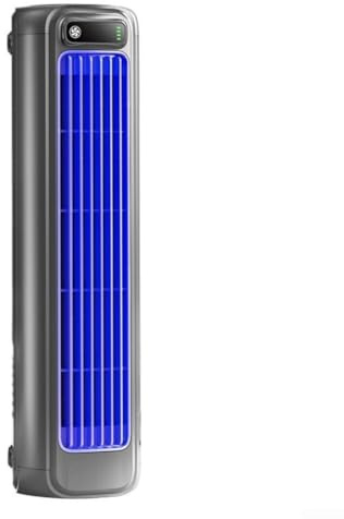 Portable Air Conditioning Fan, for Floor Fan 2000MAh Bladeless Vertical Circulating Silent Air, Suitable For Indoor And Outdoor Environments(Black)