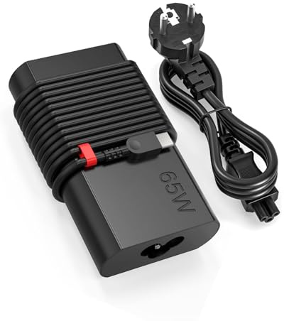 Chargeur USB C 65W pour Lenovo Thinkpad, Yoga Slim 6 7 9 | Ideapad Flex Duet Slim, ThinkBook, Chromebook, X1Carbon E590 E585 E580 E14 T480 T480s T490 T580 T14 L15 L590 P52s 720 910