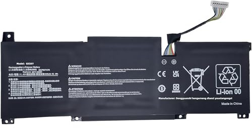 52.4Wh BTY-M491 Batterie d'ordinateur Portable Remplacement pour MSI Modern 15 A10M A10M-028DE A10RAS A10RB A10RD A11M A11SB A4M A4MW Summit B15 A11M Stealth 15M Haute Performance