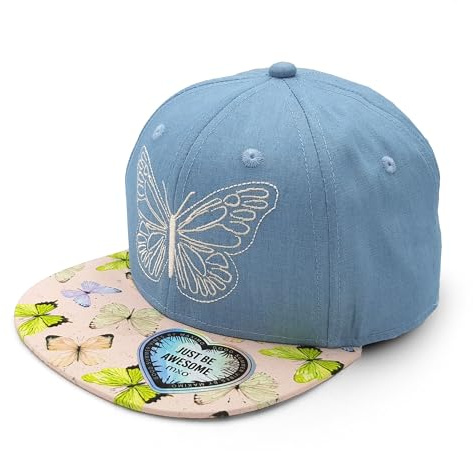 maximo Kids Girl-Cap Schmetterling snap-Back Verschluß