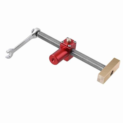 Kelawoly Tornillo de Banco para Carpintería de Latón y Acero Inoxidable, Herramienta de Sujeción Rápida de 0 a 120 Mm para Mesas de Carpintería, Carpinteros, Trabajadores de la Madera (20MM)