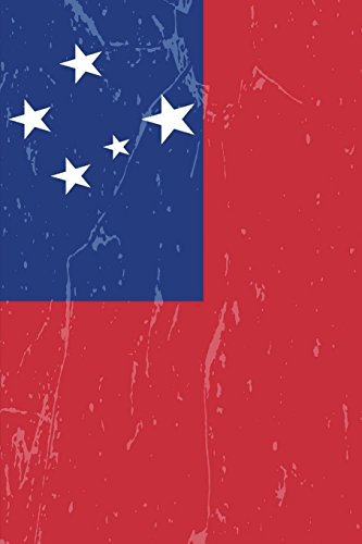 Samoa Flag Journal: Samoa Travel Diary, Samoan Souvenir Book, lined Journal to write in