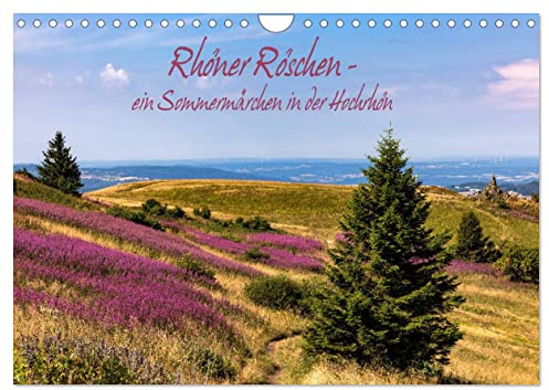 Rhöner Röschen - ein Sommermärchen in der Hochrhön (Wandkalender 2026 DIN A4 quer), CALVENDO Monatskalender: Wenn im Hochsommer die Weidenröschen ... einzigartigen Augenschmaus (CALVENDO Natur)