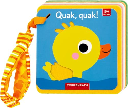 Mein Filz-Fühlbuch für den Buggy: Quak, quak! (Fühlen und die Welt begreifen)
