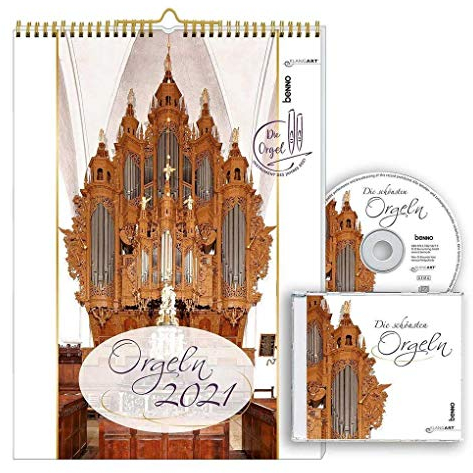 Orgeln 2021: Kalender mit CD