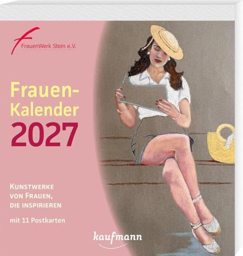 Frauen-Kalender 2027: Kunstwerke von Frauen, die inspirieren - mit 11 Postkarten