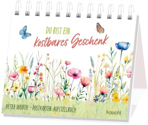 Du bist ein kostbares Geschenk: Postkarten-Aufstellbuch