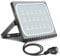 papasbox 100W LED Flutlicht Flutlichtstrahler Strahler Scheinwerfer, LED Fluter Baustrahler mit Stecker Wasserdicht IP65, 3000K Warmweiß, Ideale Wandleuchte Außenbeleuchtung für Garten, Garage, Hotel