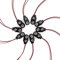 Confezione da 10x di connettori a clip per batterie da 9V con alloggiamento a T in finta pelle.