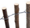BooGardi Staketenzaun mit Rinde Rollsteckzaun Holz in 6 Varianten · 35cm hoch · 3m lang · Lattenabstand 7-9cm · Beeteinfassung Rollzaun · Beetumrandung aus Haselnuss