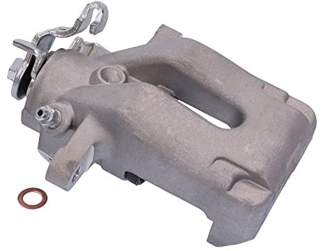 BESTPRICE 1x Bremssattel hinten links mit integrierter Feststellbremse Bremszange, Kompatibel mit CITROËN C4 Coupe (LA_), C4 I (LC_) PEUGEOT 307 (3A/C) (3E) (3B) (3H)