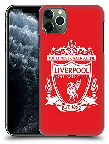 Head Case Designs Officially Licensed Liverpool Football Club Red 2 Crest 1 Hard Back Case Compatible With Apple iPhone 11 Pro Max