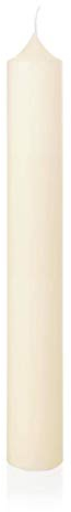 INNA-Glas Bougie d'église Franziska, Ivoire, 60cm, Ø8cm, 274h - Made in Germany - Bougie Cierge