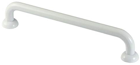 Gedotec Schrankgriff Küche Bogengriff Vintage 128 mm Möbelgriff Antik für Möbel & Kommoden - Megan | Schubladengriff weiß im Landhaus-Stil | Türgriff Schranktür | 1 Stück - Küchengriff mit Schrauben