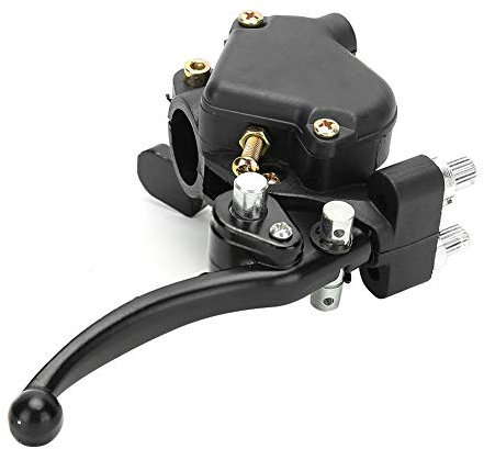 Brake Lever, 22mm/0.9in Bicycle Brake Levers, Twin Brake Lever Thumb Throttle Speed Governor, Dirt Bike Front Clutch Lever, Thumb Throttle with Dual Brake Lever Fit for 49cc Mini Kid Quad ATV Bike