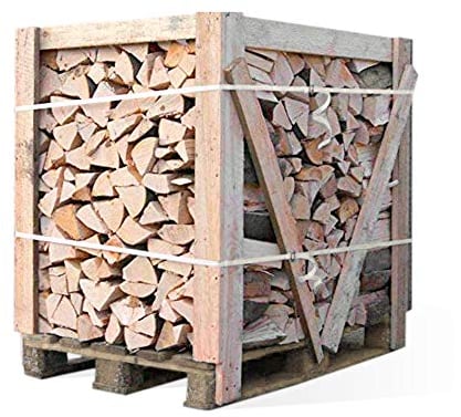 Holtaz Brennholz ofenfertiges Kaminholz Feuerholz Mischholz Grillholz für Kamin Ofen Feuerschalen Lagerfeuer 900kg
