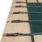 HWF Pool Cover Poolabdeckplane Sicherheit eingelassene Poolabdeckung, Groß Rechteck Winter Schwimmbad-Sicherheitsabdeckung, 1m/2m/3m/4m/5m/6m/7m/8m, Einschließlich Aller notwendigen Hardware, Grün