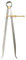 Brújula con calibrador divisor de resorte, juego de calibrador con resorte interior Herramienta de medición Brújula con resorte(300mm)