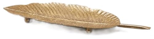 EDG Piatto FOGLIOA BANANO L56 con Piedini Colore : Oro