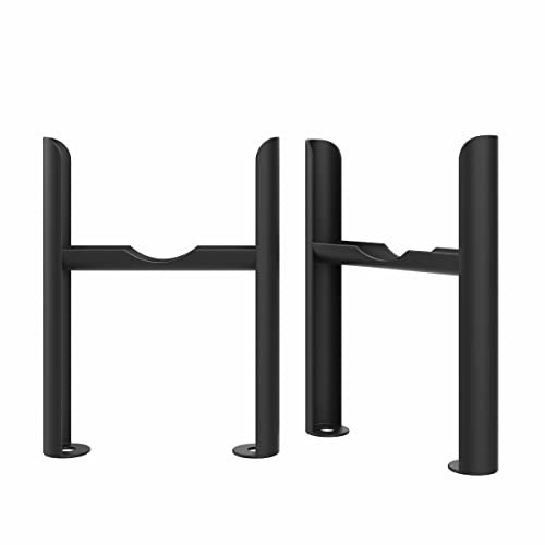 NRG Black Floor Mounting Radiator Leg Kit for Traditional 4 Column Radiator