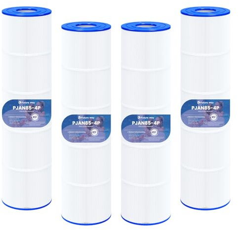 Future Way Pool-Filterkartuschen Ersatz für Jandy CL340, CV340, ersetzt Jandy R0554500, Pleatco PJAN85, 340 m² (4er-Pack)