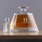 Personalised Decanter Crystal Midi Decanter in Large Initial Design - Glass Gifts for Husband Her Wedding Gift
